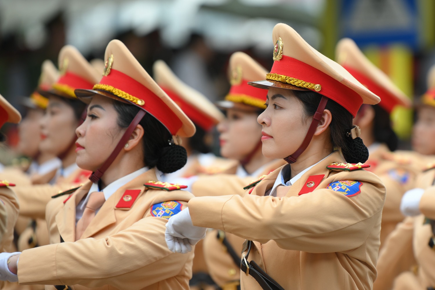 Khối Nữ Cảnh sát giao thông Hà Nội. cand-5879.jpg