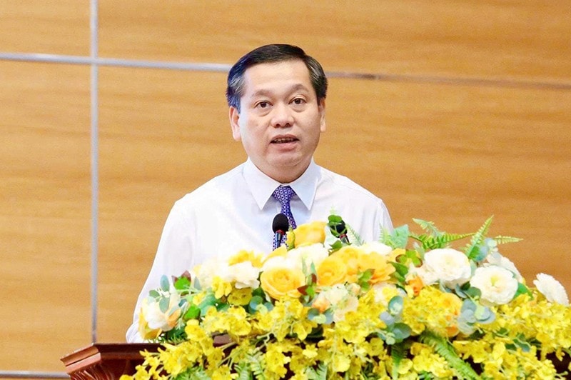 Phó Bí thư Thường trực Tỉnh ủy Nguyễn Long Hải phát biểu tại lễ kỷ niệm. hai-2.jpg