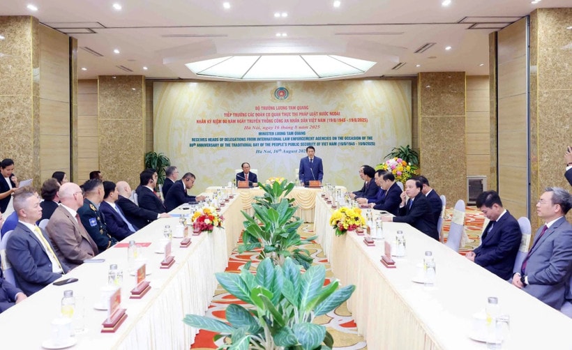 Quang cảnh buổi tiếp. Nguồn ảnh: bocongan.gov.vn
