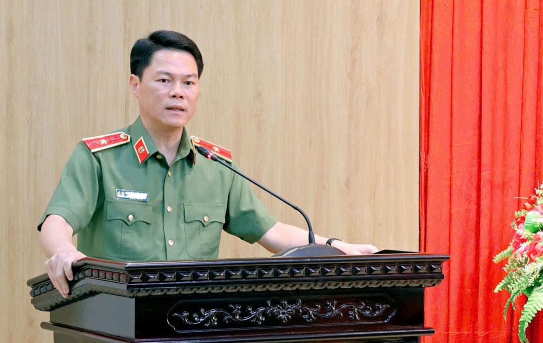 Thiếu tướng Nguyễn Hữu Mạnh, Giám đốc Công an tỉnh Ninh Bình.