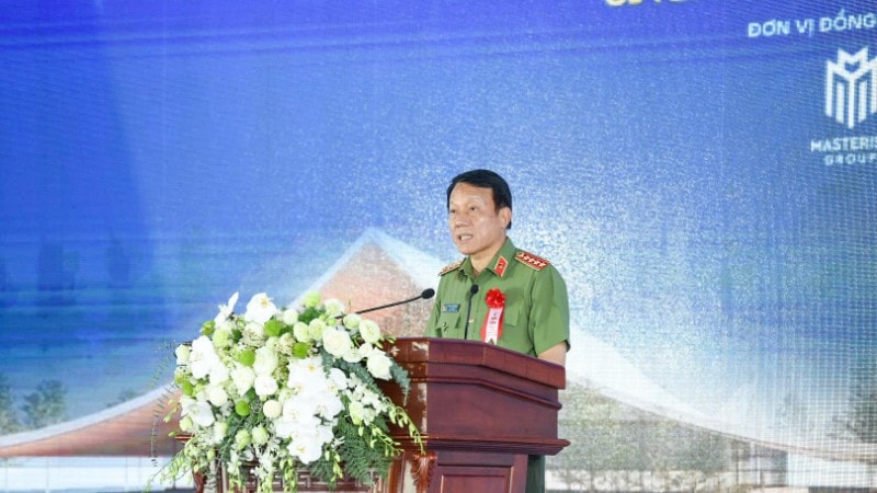 Bộ trưởng Công an Lương Tam Quang phát biểu. 94fe78e8ee3666683f27-6909.jpg