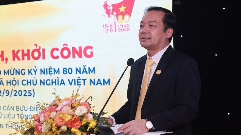 Thứ trưởng Khoa học và Công nghệ Phạm Đức Long phát biểu tại buổi lễ. thu-truong-bo-khcn-pham-duc-long-phat-bieu.jpg