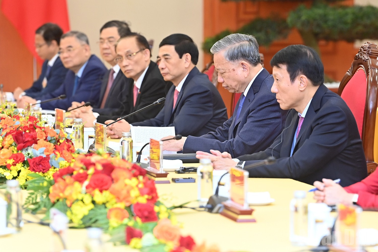 Tổng Bí thư Tô Lâm phát biểu tại cuộc tiếp Tổng Bí thư, Chủ tịch nước Lào Thongloun Sisoulith. ndo_br_a3-bnd-1778.jpg