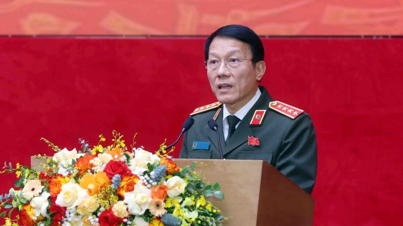 Đại tướng Lương Tam Quang chúc mừng và phát biểu chỉ đạo. gen-h-z7410287185819-ed6554dfea6f6d3a46221ff7e90abfe5-3803.jpg