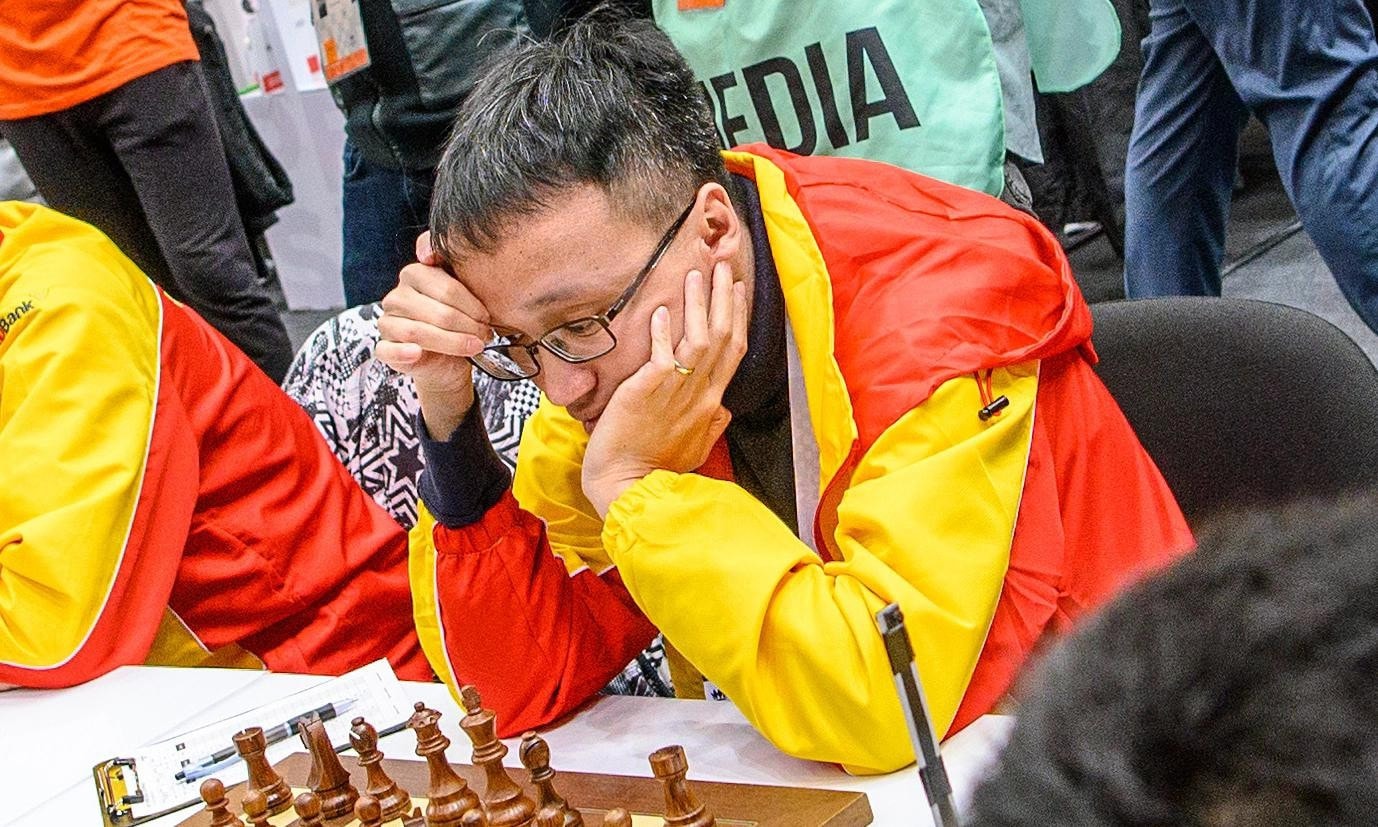 Nguyễn Ngọc Trường Sơn tại Olympiad cờ vua 2024 ở Budapest, Hungary. (Ảnh: FIDE) nguye-n-ngo-c-tru-o-ng-so-n-17-7161-4438-1741836409.jpg