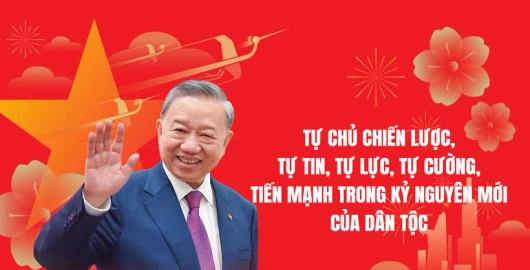 Tự chủ chiến lược, tự tin, tự lực, tự cường, tiến mạnh trong kỷ nguyên mới của dân tộc