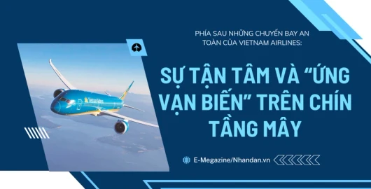 Phía sau những chuyến bay an toàn của Vietnam Airlines: Sự tận tâm và "ứng vạn biến" trên chín tầng mây