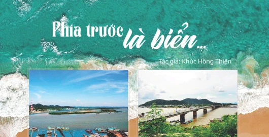 Phía trước là biển...