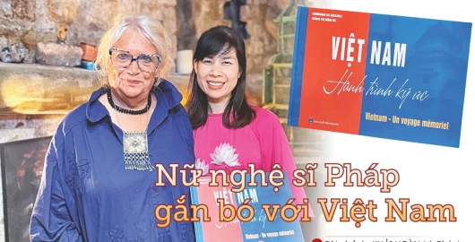 Nữ nghệ sĩ Pháp gắn bó với Việt Nam