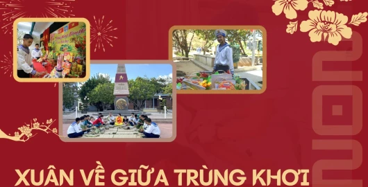Xuân về giữa trùng khơi Trường Sa
