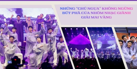 Những “chú ngựa” không ngừng bứt phá của nhóm nhạc giành giải Mai Vàng