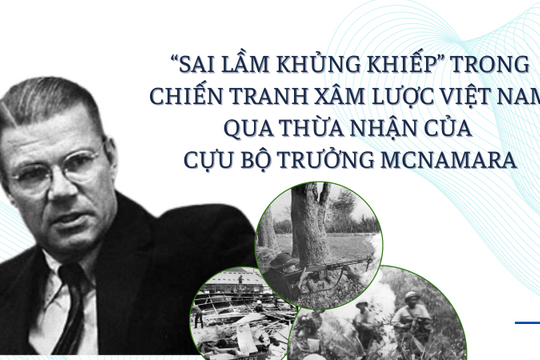 “Sai lầm khủng khiếp” trong chiến tranh xâm lược Việt Nam qua thừa nhận của cựu Bộ trưởng McNamara