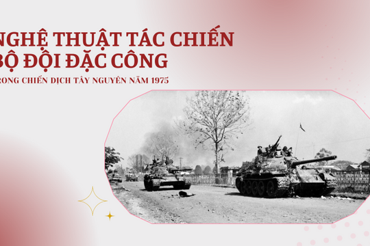 Nghệ thuật tác chiến bộ đội đặc công trong chiến dịch Tây Nguyên năm 1975