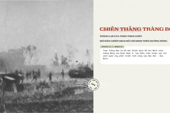 Chiến thắng Trảng Bom - Thắng lợi của trận then chốt mở màn chiến dịch Hồ Chí Minh trên hướng Đông