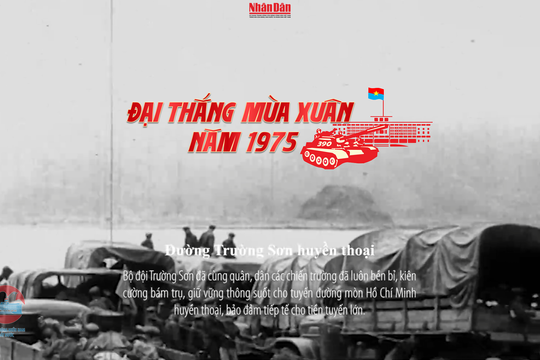 Báo Nhân Dân ra mắt chuyên trang Đại thắng mùa xuân năm 1975