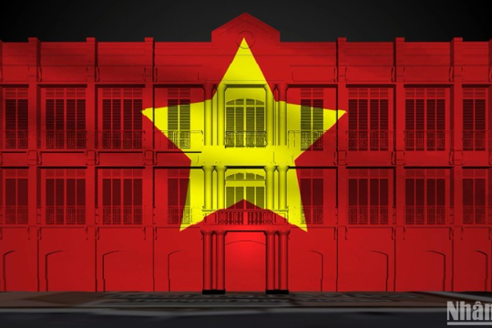 Lần đầu tiên trình chiếu phim 3D Mapping tại Bảo tàng Đà Nẵng