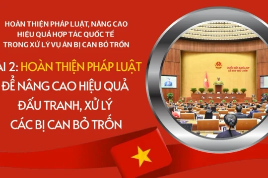 Hoàn thiện pháp luật để nâng cao hiệu quả đấu tranh, xử lý các bị can bỏ trốn