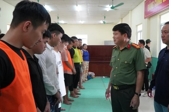 Công an Điện Biên triệt phá đường dây tội phạm xuyên quốc gia