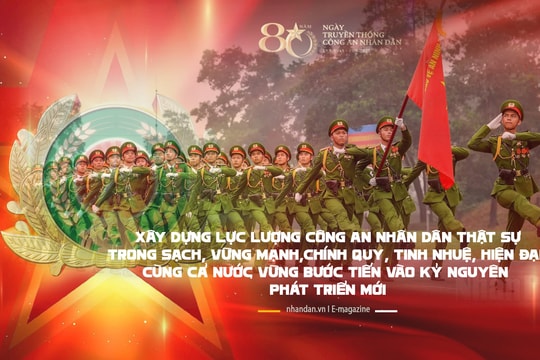 Xây dựng lực lượng công an nhân dân thật sự trong sạch, vững mạnh, chính quy, tinh nhuệ, hiện đại, cùng cả nước vững bước tiến vào kỷ nguyên phát triển mới