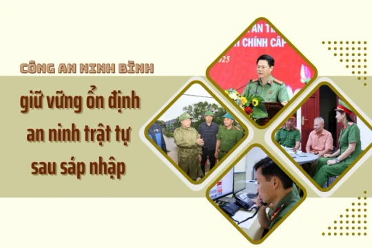 Công an Ninh Bình giữ vững ổn định an ninh trật tự sau sáp nhập