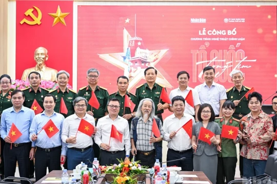 [Ảnh] Toàn cảnh Lễ công bố chương trình nghệ thuật chính luận “Tổ quốc trong tim”