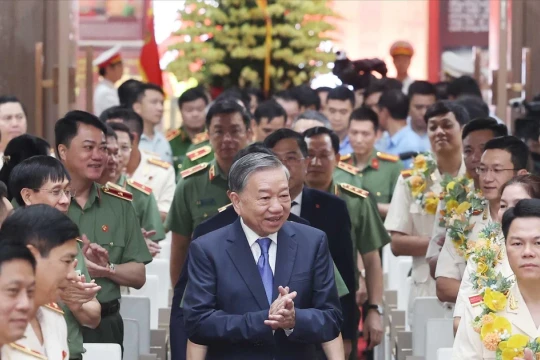 Tổng Bí thư Tô Lâm gặp mặt gương điển hình tiên tiến lực lượng Công an nhân dân