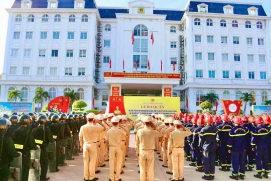 Công an Quảng Ninh ra quân tấn công, trấn áp tội phạm, bảo đảm an ninh, trật tự