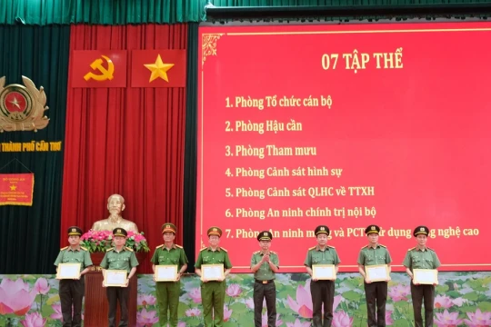 Công an Cần Thơ xây dựng lực lượng đáp ứng yêu cầu, nhiệm vụ trong tình hình mới