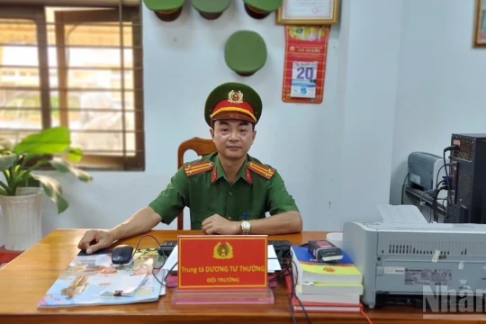 Trung tá Dương Tư Thường-Tận hiến vì bình yên của nhân dân