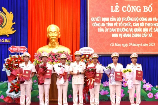 Dấu ấn 5 năm của Công an tỉnh Cà Mau