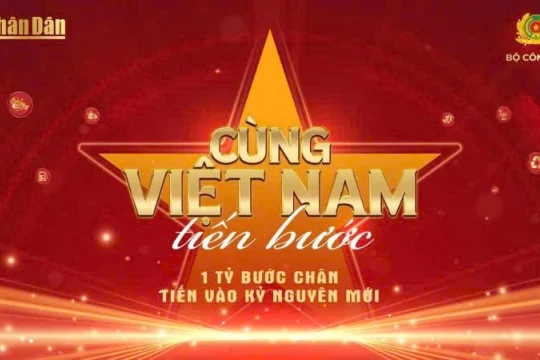 An Giang tổ chức đi bộ “Cùng Việt Nam tiến bước” tại khu vực lấn biển Rạch Giá