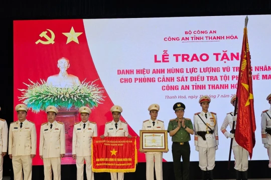 Công an Thanh Hóa vì dân phục vụ, chiến đấu