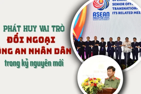 Phát huy vai trò đối ngoại Công an nhân dân trong kỷ nguyên mới