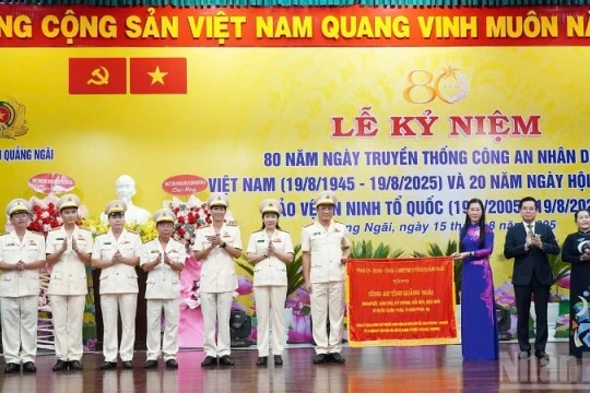 Quảng Ngãi kỷ niệm 80 năm Ngày truyền thống Công an nhân dân