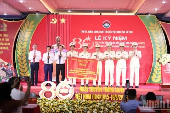Hà Tĩnh kỷ niệm 80 năm Ngày truyền thống Công an nhân dân