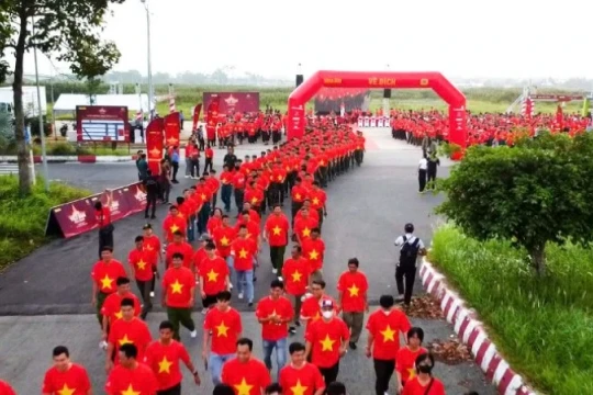 Tây Ninh: Hơn 25.700 người đi bộ “Cùng Việt Nam tiến bước”