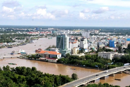 Thành phố hạ lưu sông Mê Công