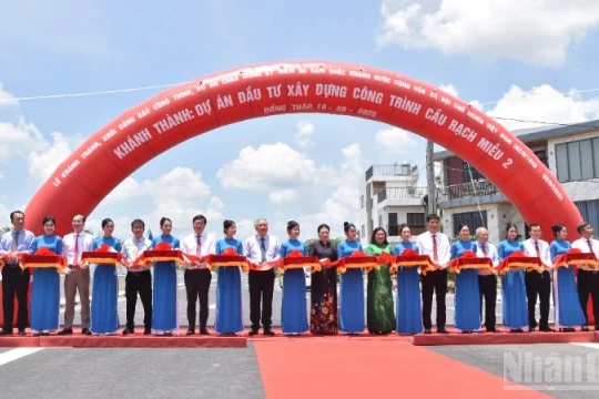Khánh thành và đưa vào khai thác cầu Rạch Miễu 2
