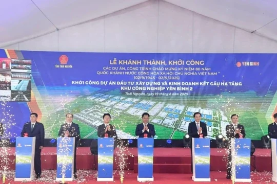 Thái Nguyên: Khánh thành, khởi công 6 công trình, dự án chào mừng 80 năm Quốc khánh