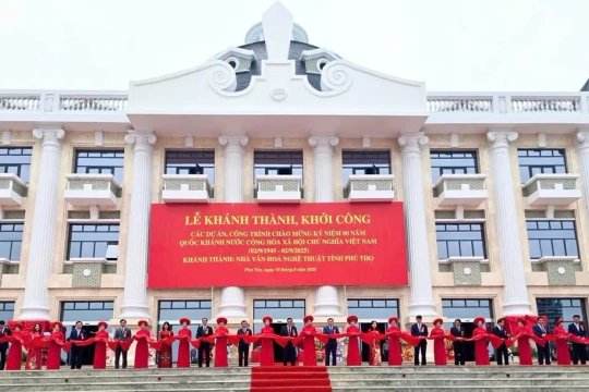 Phú Thọ khánh thành và khởi công nhiều công trình chào mừng Quốc khánh 2/9