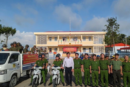 Công an xã Mỹ Hương và niềm tin trên chặng đường mới