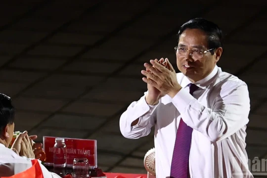 [Ảnh] Chương trình "Thời cơ vàng" tại điểm cầu Huế