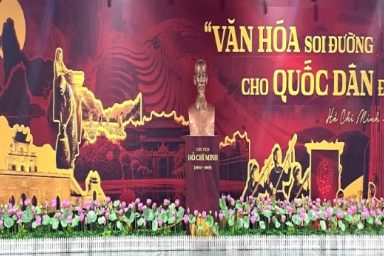 [Ảnh] Không gian văn hóa đa sắc tại Triển lãm “80 năm hành trình Độc lập-Tự do-Hạnh phúc”