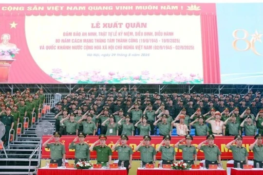 Bộ Công an xuất quân bảo đảm an ninh trật tự sự kiện A80