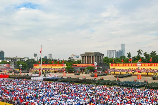[Ảnh] Những hình ảnh ấn tượng buổi tổng duyệt lễ diễu binh, diễu hành kỷ niệm 80 năm Quốc khánh