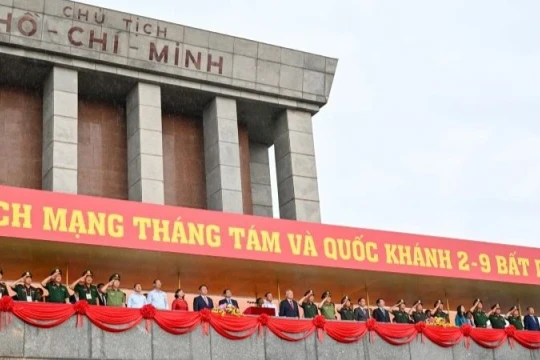 [Ảnh] Tổng duyệt Lễ kỷ niệm, diễu binh, diễu hành sự kiện A80