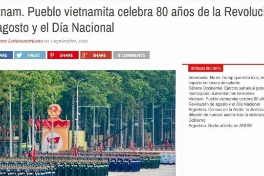 Truyền thông Argentina nhấn mạnh tầm vóc sự kiện trọng đại của Việt Nam