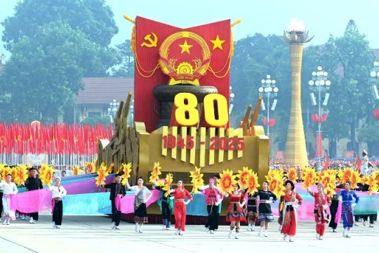 Điện, thư và thông điệp chúc mừng 80 năm Quốc khánh Việt Nam