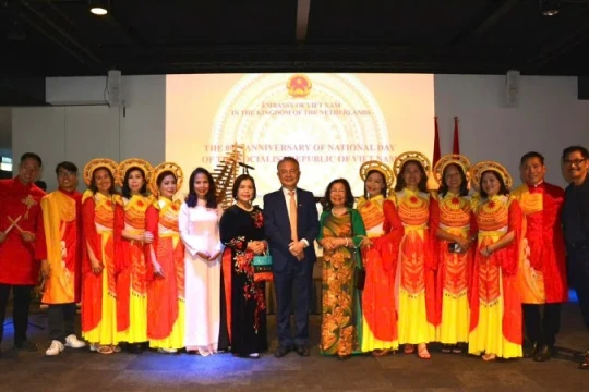 Tổ chức trọng thể kỷ niệm 80 năm Quốc khánh Việt Nam tại Vương quốc Hà Lan