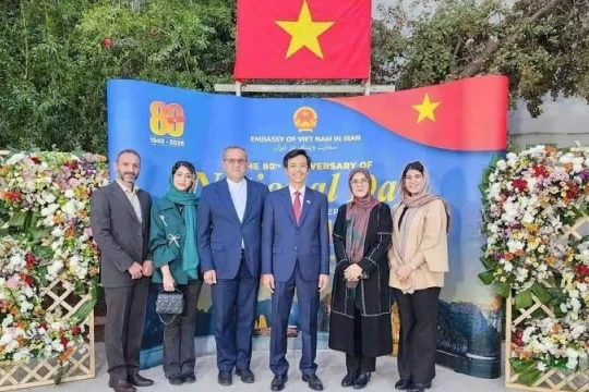 Tổ chức trọng thể kỷ niệm 80 năm Quốc khánh Việt Nam tại Iran
